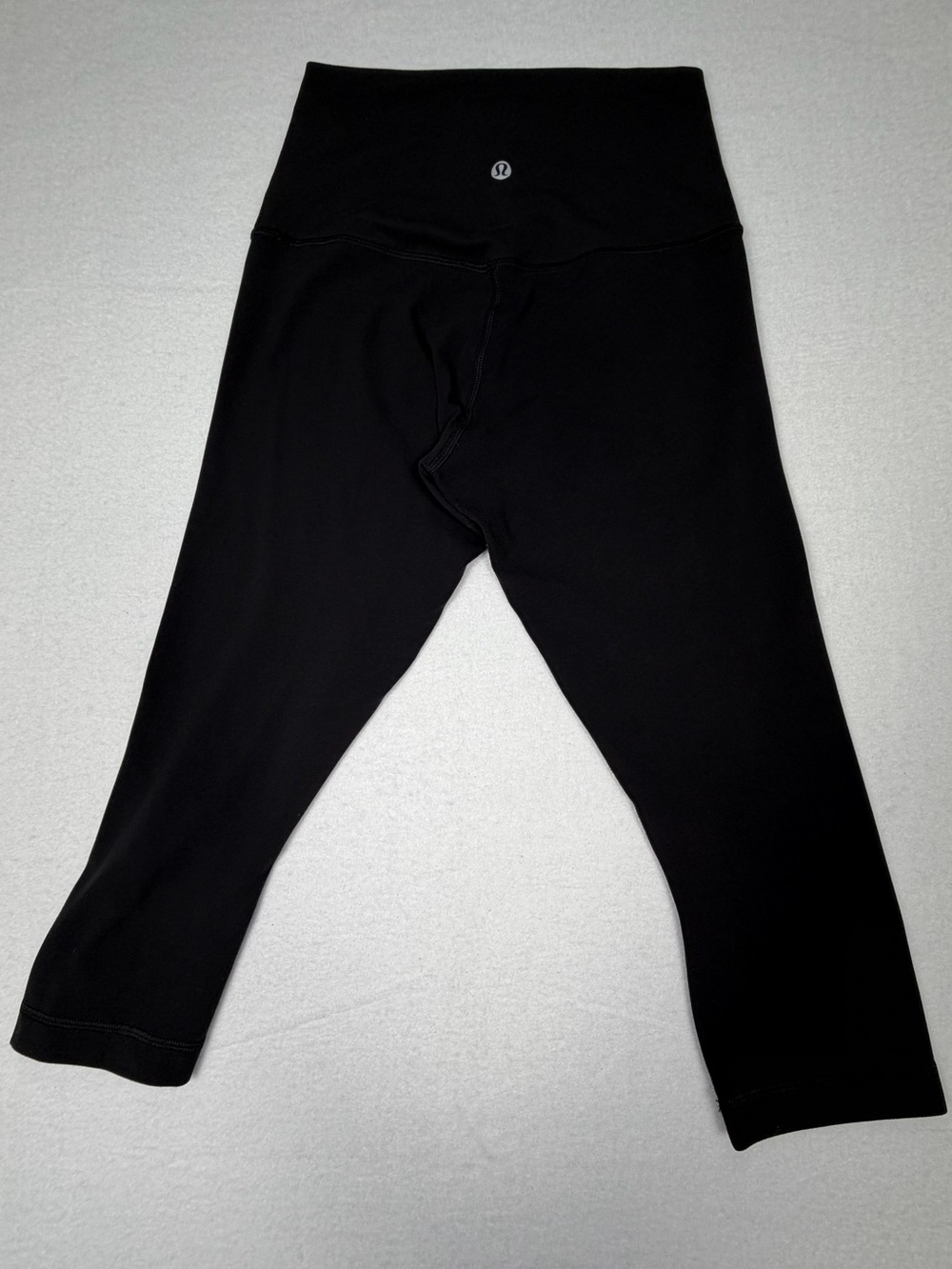 Women’s lululemon athletica Black Cropped High-Waist Leggings size 2